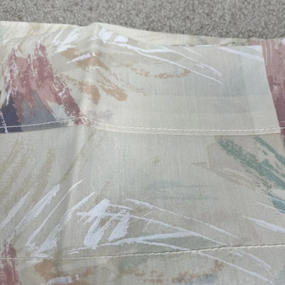 NOS Balloon‎ Valance Key West Floral Coastal 70x16 New USA Made Cottagecore Farm